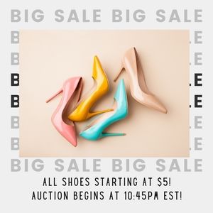 FINISHING SHOE SALE @ NOON EST 02/11